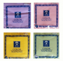 Салфетки едноцветни Color Napkins х 60 броя, 33 х 33 сантиметра, различни цветове