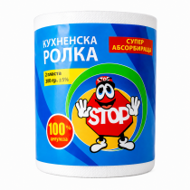 Кухненска ролка Стоп, 300 грама, 100% целулоза, 2 пласта
