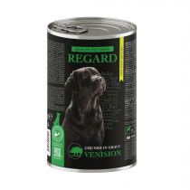 Храна за кучета Регард / Regard  консерва 1250 грама с вкус на дивечово месо