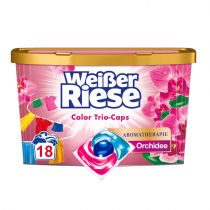 Капсули за пране Вайсе райзе / Weiber Riese х 18 броя за цветни дрехи с аромат на орхидея