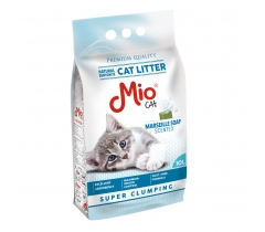 Котешка тоалетна бентонит Мио Компакт / Mio Compact 10 литра с аромат на марсилски сапун