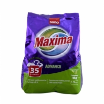 Концентриран прах за пране Сано Максима / Sano Maxima Advance 1.250 килограма, 35 дози