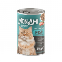Консерва за котки Мон Ами / Mon Ami 415 грама с вкус на риба