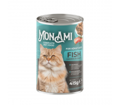 Консерва за котки Мон Ами / Mon Ami 415 грама с вкус на риба
