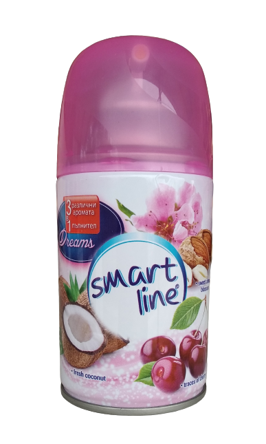 Освежител / ароматизатор за въздух Smart Line 3 в 1 - пълнител за машинка 260 милилитра