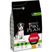 Храна за малки кучета Про План / Pro Plan Medium Puppy Optistart 3 килограма с вкус на пилешко месо