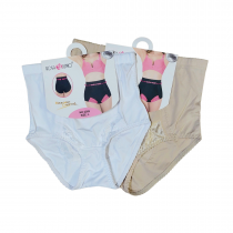 Дамски бикини оформящи с висока талия х 6 броя в пакет - размери XL, 2XL, 3XL