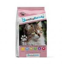 Котешка тоалетна бентонит Бенти Сенди / Benty Sandy 5 литра с аромат на бебешка пудра