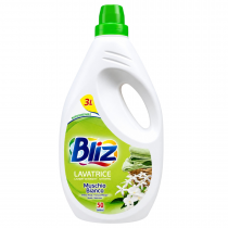 Течен гел за пране Блиц / Bliz Muschio Bianco, 3 литра за бели и цветни дрехи, 50 дози