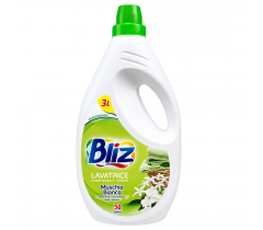 Течен гел за пране Блиц / Bliz Muschio Bianco, 3 литра за бели и цветни дрехи, 50 дози