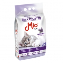 Котешка тоалетна бентонит Мио Компакт / Mio Compact 10 литра с аромат на лавандула