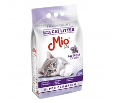 Котешка тоалетна бентонит Мио Компакт / Mio Compact 10 литра с аромат на лавандула