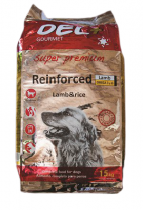 Храна за кучета Дел Гурме / Del Gourmet Reinforced 15 килограма с вкус на агнешко месо и ориз