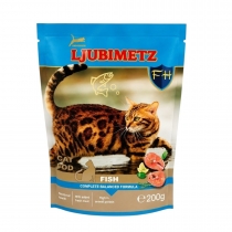 Храна за котки Любимец 200 грама с вкус на риба