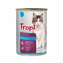 Храна за котки Тропи / Tropi консерва 415 грама с вкус на риба