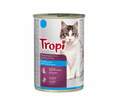 Храна за котки Тропи / Tropi консерва 415 грама с вкус на риба