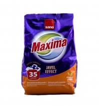 Концентриран прах за пране Сано Максима / Sano Maxima Javel Effect 1.250 килограма, 35 дози