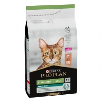 Храна за кастрирани котки Про План / Pro Plan Sterilised Adult 1.5 килограма с вкус на сьомга