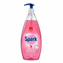 Почистващ препарат за съдове Сано Спарк / Sano Spark 1 литър помпа с аромат на бадем